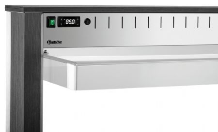 Buffet Maintien Chaud Chariot W3110-200A 3 récipients GN 1/1 1170x1250x1510 mm - Bartscher - 125633V2