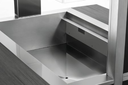 Buffet Maintien Chaud Chariot W3110-200A 3 récipients GN 1/1 1170x1250x1510 mm - Bartscher - 125633V2
