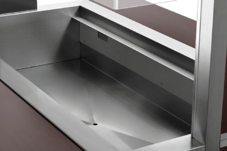 Buffet Maintien Chaud Chariot W4110-200W 4 récipients GN 1/1 1495x1250x1520 mm - Bartscher - 125634V1