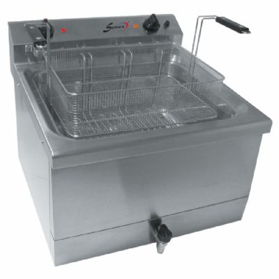 Friteuse  beignets lectrique 1 cuve 18L - Profondeur 600mm