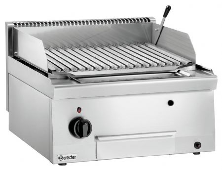 Grill pierre de lave profondeur 600 gaz 600, L600 Gaz 600x600x430 mm - Bartscher - 1317003