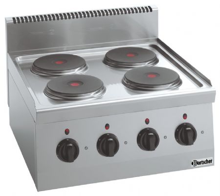 Fourneau profondeur 600 électrique 600, L600, 4PL, AT - Bartscher - 131734