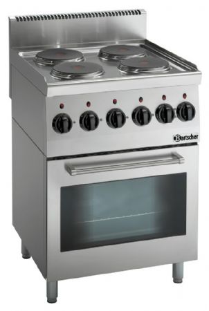 Fourneau profondeur 600 électrique 600, L600, 4PL, FE - Bartscher - 131764