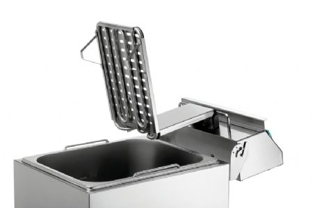 Cuiseur  ptes avec 1 cuve de 8 litres et 1 panier de 4,9 litres