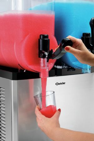 Distributeur de Boissons Machine à granités 2120 avec 2 cuves de 12 litres - Bartscher - 135022