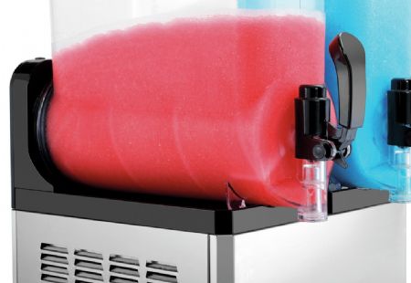Distributeur de Boissons Machine à granités 2120 avec 2 cuves de 12 litres - Bartscher - 135022