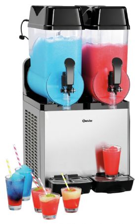 Distributeur de Boissons Machine à granités 2120 avec 2 cuves de 12 litres - Bartscher - 135022