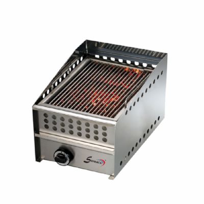 Grill pierre de lave 1 grille 350x530mm - Longueur 400mm Grill pierre de lave 1 grille 350x530mm - Longueur 400mm