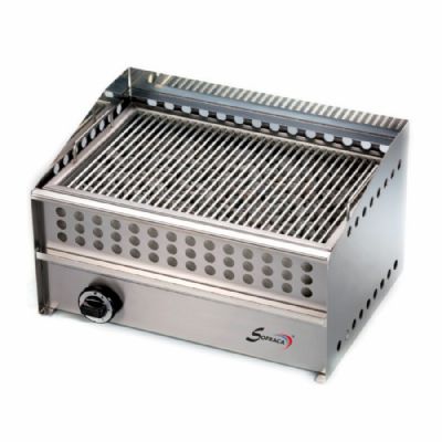 Grill pierre de lave 1 grille 530x350mm - Longueur 550mm Grill pierre de lave 1 grille 530x350mm - Longueur 550mm