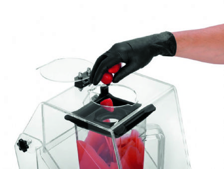 Blender professionnel noir insonorisant avec bol transparent 2,5 litres - 285x390x545 mm