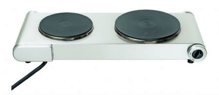 Plaque de cuisson professionnelle 2 zones de cuissons - 535x225x90 mm