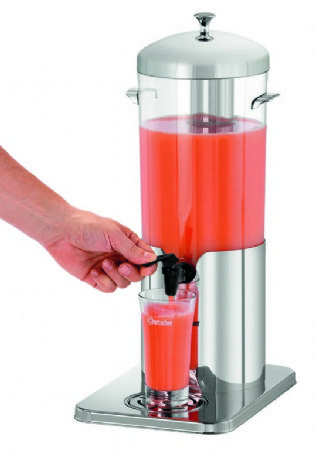 Distributeur de boissons fraches avec 1 cuve de 5 litres - 215x327x510 mm