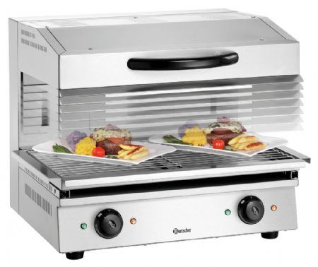 Salamandre Lift 600-2Z avec plafond mobile, 2 niveaux, 600x540x530 mm - Bartscher - 151512