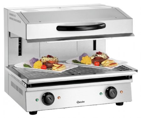 Salamandre Lift 600-2Z avec plafond mobile, 2 niveaux, 600x540x530 mm - Bartscher - 151512