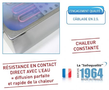 Bain-marie professionnel à poser 1 cuve 18 L - Sofraca - 15162