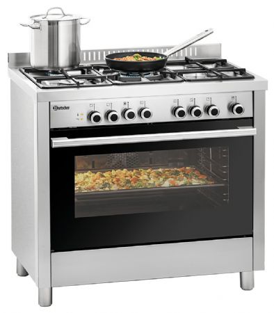 Cuisinière professionnelle à gaz BGH 600-521 5 brûleurs - Bartscher - 1519821