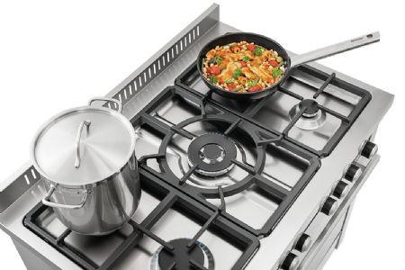 Cuisinière professionnelle à gaz BGH 600-521 5 brûleurs - Bartscher - 1519821