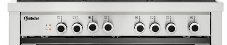 Cuisinière professionnelle à gaz BGH 600-521 5 brûleurs - Bartscher - 1519821