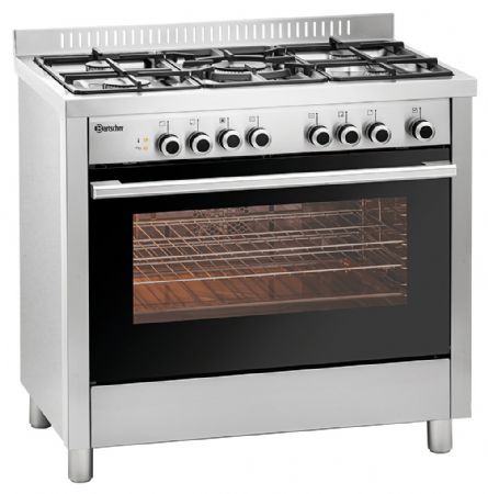 Cuisinière professionnelle à gaz BGH 600-521 5 brûleurs - Bartscher - 1519821
