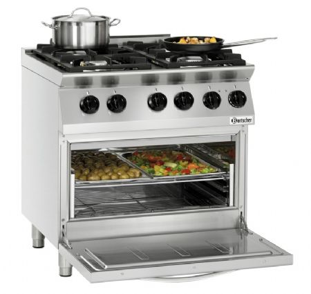 Cuisinire  gaz avec 4 zones de cuisson - 330x300 mm