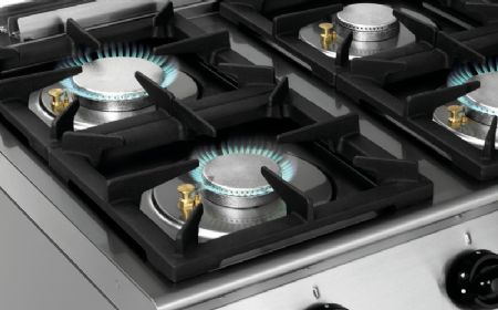 Cuisinire  gaz avec 4 zones de cuisson - 330x300 mm