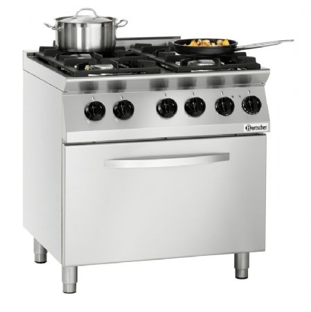 Cuisinire  gaz avec 4 zones de cuisson - 330x300 mm
