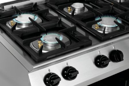 Fourneau profondeur 650 Cuisinière à gaz MFG 7360 6 brûleurs Gaz - Bartscher - 1582201