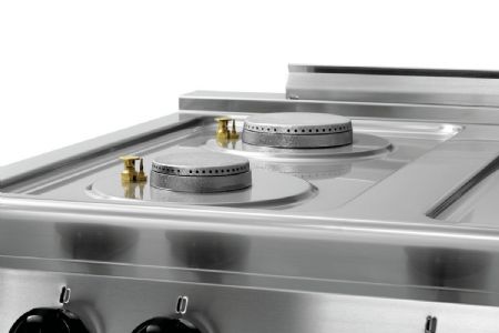 Fourneau profondeur 650 Cuisinière à gaz MFG 7360 6 brûleurs Gaz - Bartscher - 1582201