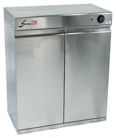 Chauffe assiettes professionnel 120 assiettes ø 33 cm 700x410x900 mm - Sofraca - 16042AC