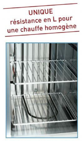 Chauffe assiette professionnel 30 assiettes ø 33 cm jusqu'à 90°C - Sofraca - 16052AC