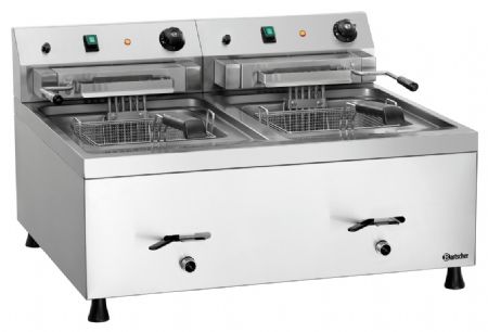 Friteuse A poser petite capacité 12L-20 Triphasé - Bartscher - 162651