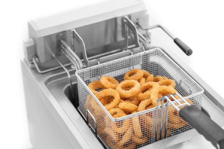 Friteuse professionnelle électrique avec relevage automatique, de 12 litres et 1 panier - Bartscher - 162654