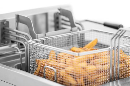 Friteuse professionnelle électrique avec relevage automatique, de 12 litres et 1 panier - Bartscher - 162654