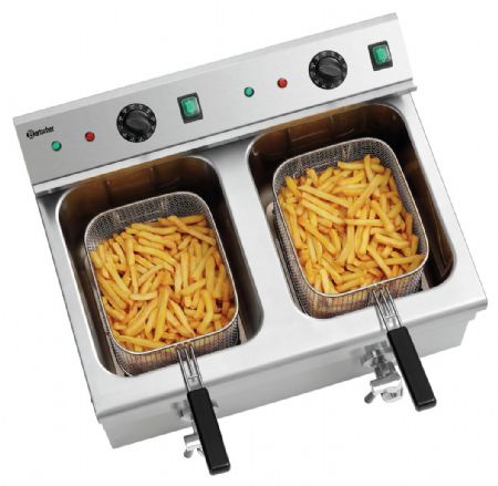 Friteuse A poser petite capacité induction 2x8L Plus - Bartscher - 165119