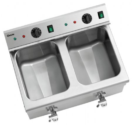 Friteuse A poser petite capacité induction 2x8L Plus - Bartscher - 165119