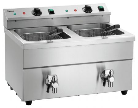 Friteuse A poser petite capacité induction 2x8L Plus - Bartscher - 165119
