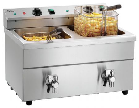 Friteuse A poser petite capacité induction 2x8L Plus - Bartscher - 165119