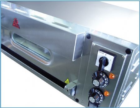 Four à pizzas professionnel électrique Triphasé 1 chambre 4 pizzas ø 240 mm - Sofraca - 18514