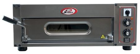 Four à pizzas professionnel électrique Triphasé 1 chambre 4 pizzas ø 240 mm - Sofraca - 18514