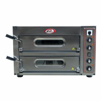 Four  pizza lectrique P50-II 2 chambres pour 4 pizzas 24cm chacunes