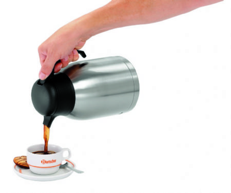 Thermos argent avec couvercle 2 L - 140x170x250 mm