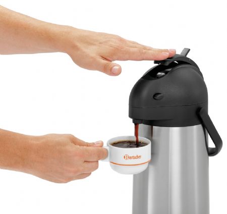 Cafetière thermos à pompe 1,9L-ST - Bartscher - 190117