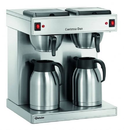 Machine  caf  poser professionnelle 2x 13 tasses avec 2 sorties - 430x400x520 mm