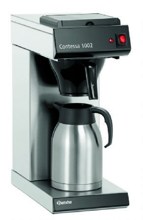 Machine  caf grise  poser professionnelle 2 litres 2 sorties - 215x400x520 mm