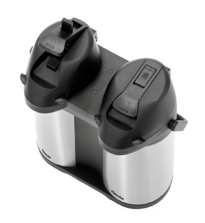 Thermos  pompe double - 2x1,9 litres
