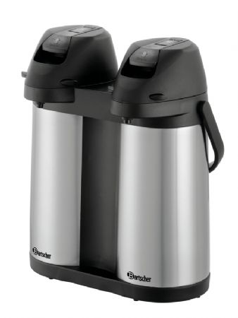 Thermos  pompe double - 2x1,9 litres