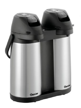 Thermos  pompe double - 2x1,9 litres