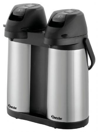 Thermos à pompe Duo 1,9L-ST - Bartscher - 190208
