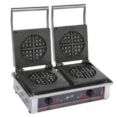 Gaufrier forian lectrique double 2 gauffres rondes de diamtre 185mm