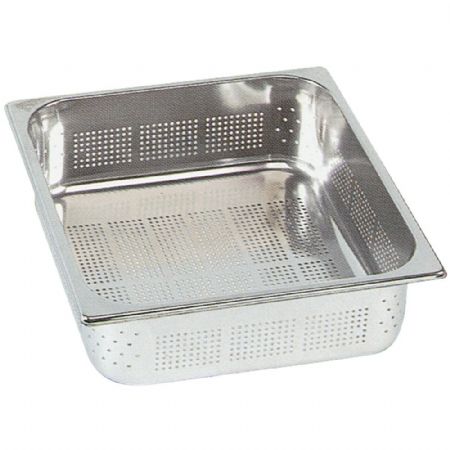 Bac gastronorm perforé en acier inox 5,5 L - Diamond - 2/3P-65 Bac gastronorm perforé en acier inox 5,5 L - Diamond - 2/3P-65